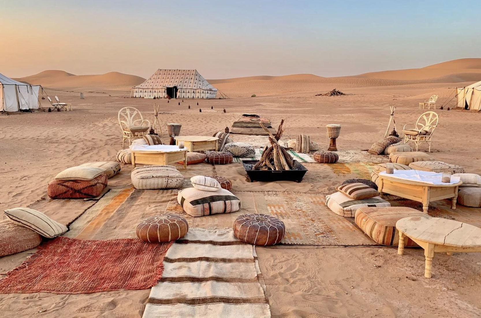 Noche desierto Marrakech